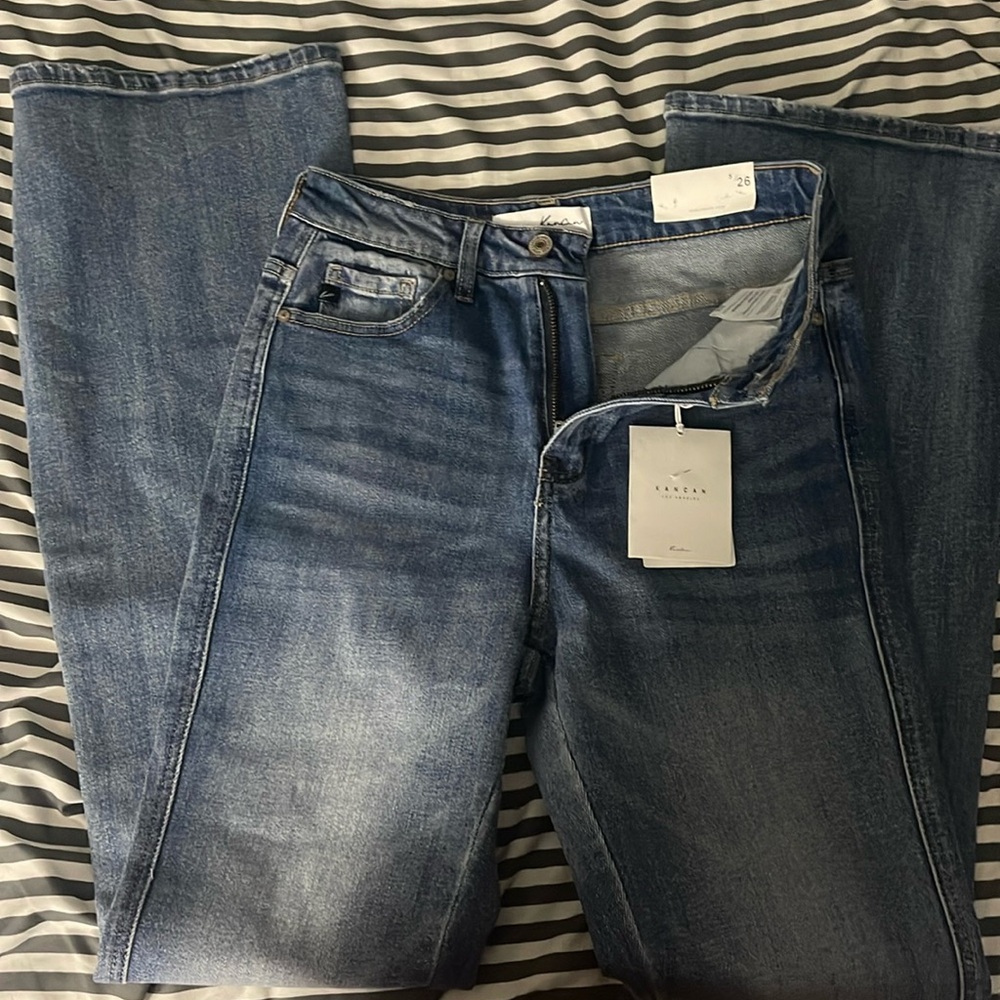 Kancan High Rise Flare Jeans